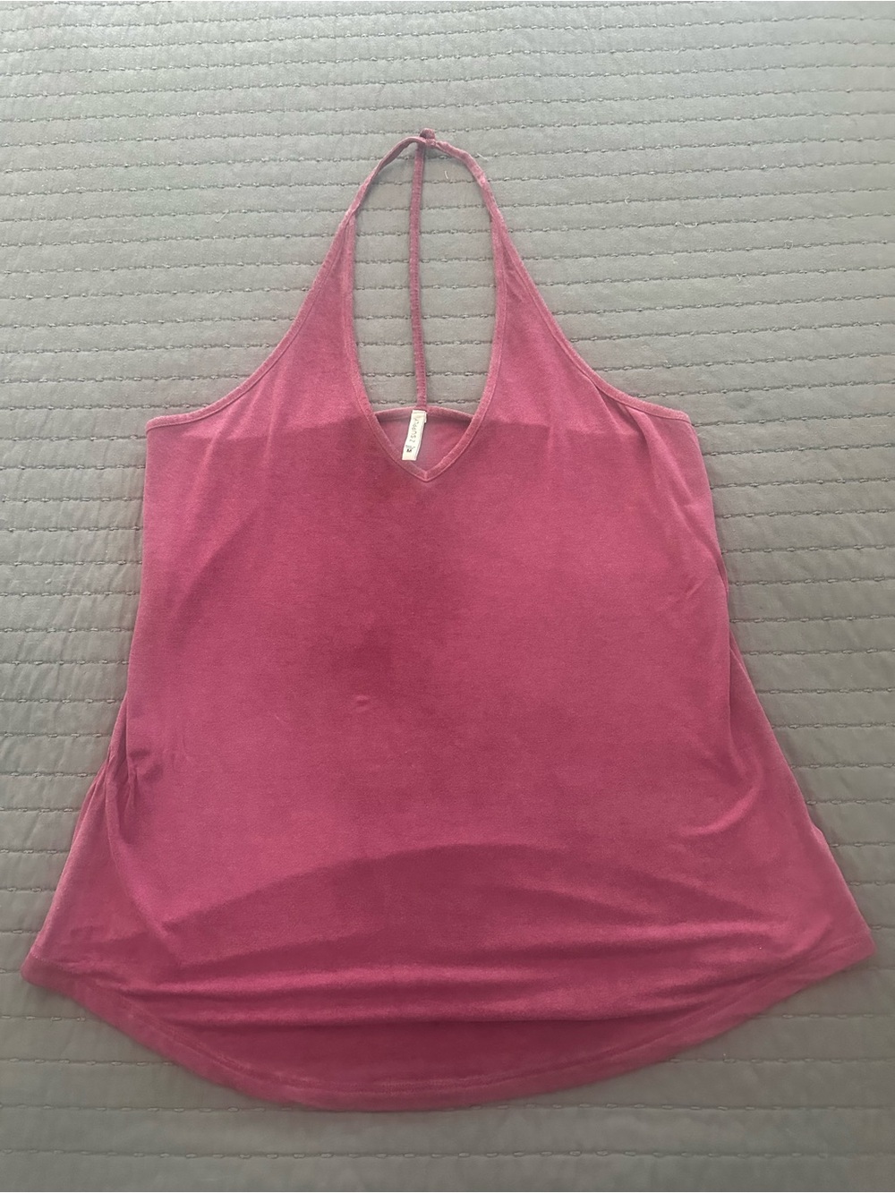 Z Supply Purple Halter V-Neck Tank M
